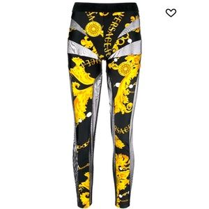 VERSACE JEANS COUTURE
Mesh Inset Baroque Leggings size 36